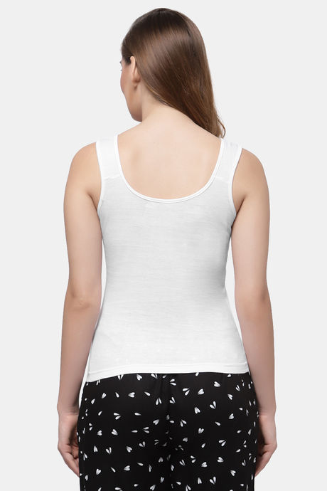 Floret Cotton Camisole (Pack of 2) - White Skin — image 3